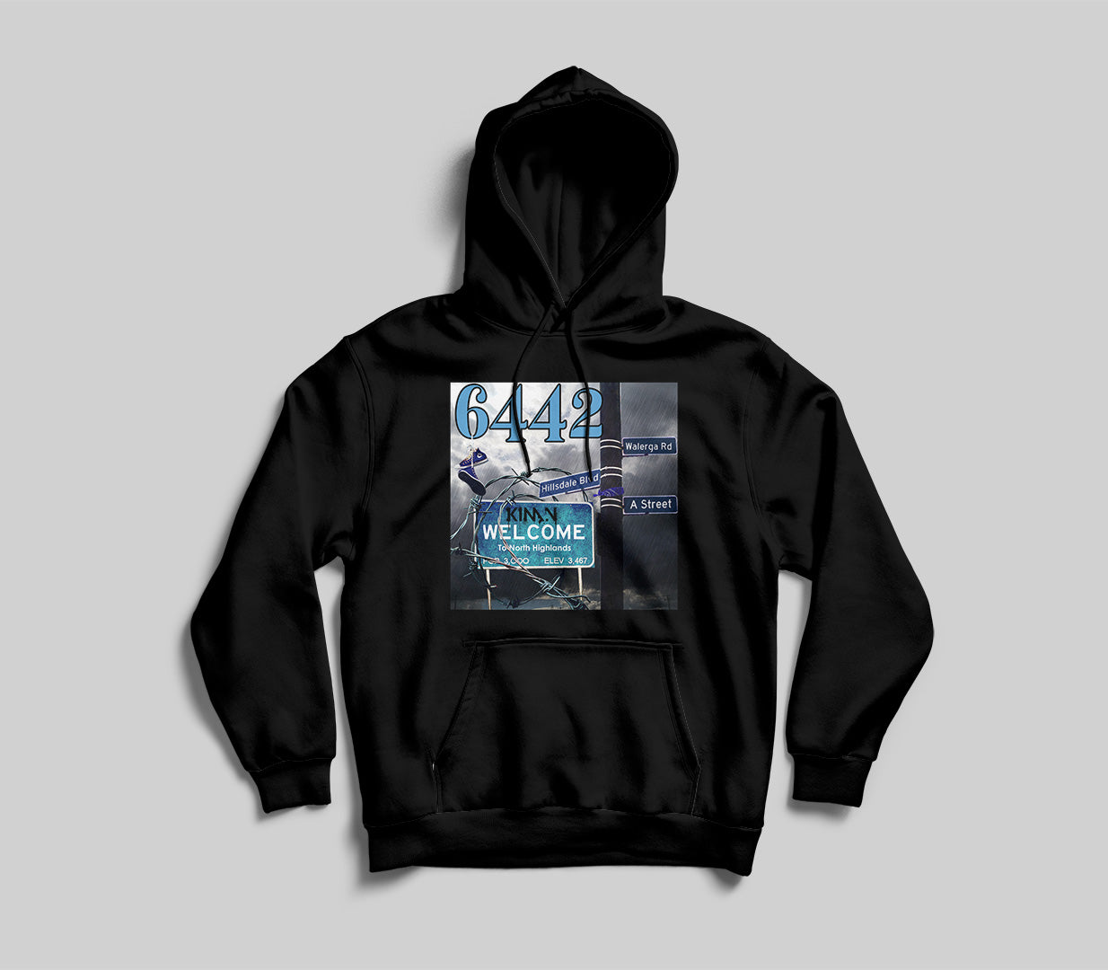 North Highlands hoodie (black)