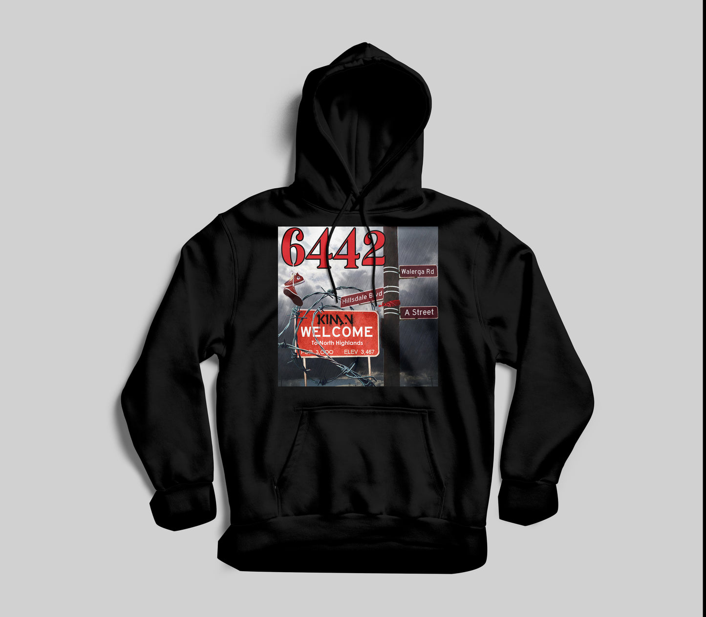 North Highlands "hoodie" (red)